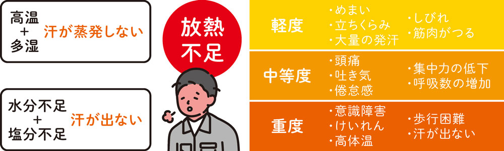 熱中症発症のメカニズムと症状